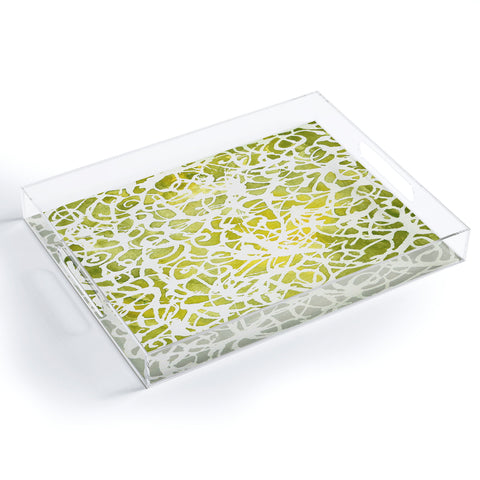 Rosie Brown Golden Wrapper Acrylic Tray