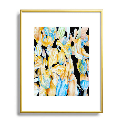 Rosie Brown Gourds Galore Metal Framed Art Print