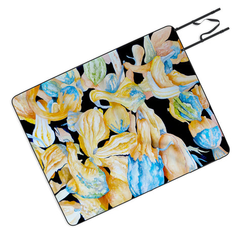 Rosie Brown Gourds Galore Picnic Blanket
