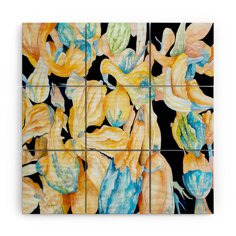 Rosie Brown Gourds Galore Wood Wall Mural