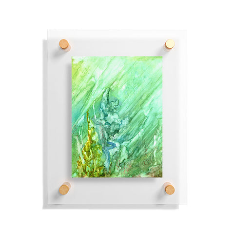 Rosie Brown Green Coral Floating Acrylic Print