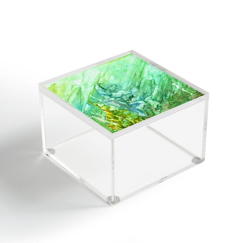 Rosie Brown Green Coral Acrylic Box