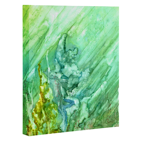 Rosie Brown Green Coral Art Canvas