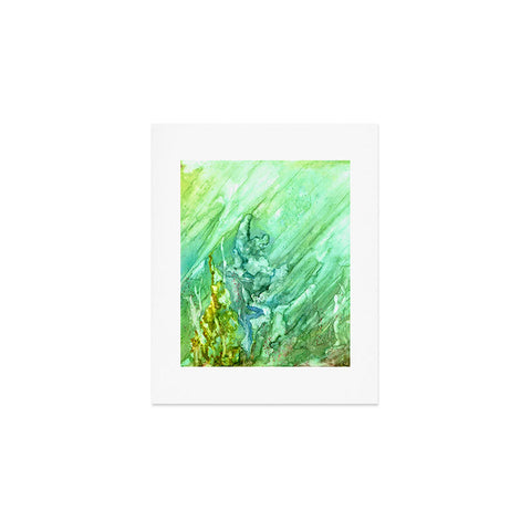 Rosie Brown Green Coral Art Print