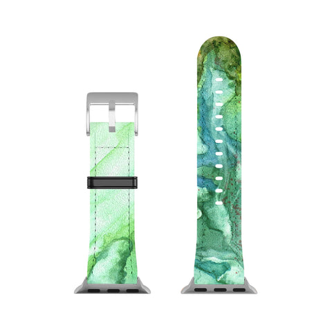 Rosie Brown Green Coral Apple Watch Band