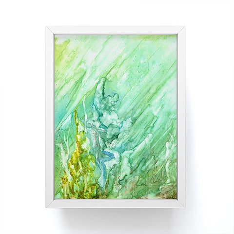 Rosie Brown Green Coral Framed Mini Art Print