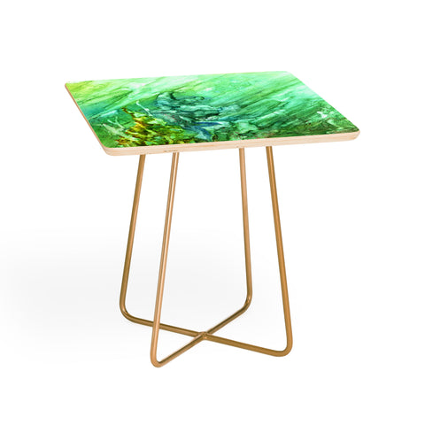 Rosie Brown Green Coral Side Table