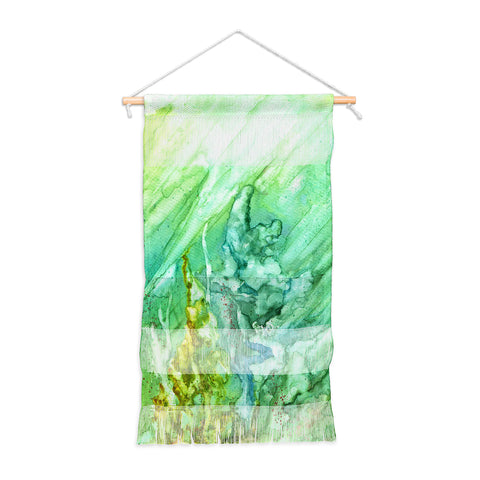 Rosie Brown Green Coral Wall Hanging Portrait