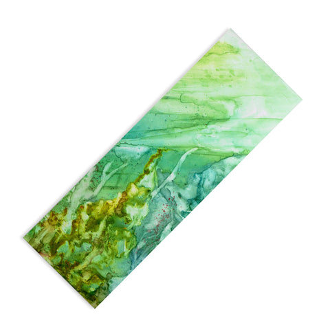 Rosie Brown Green Coral Yoga Mat