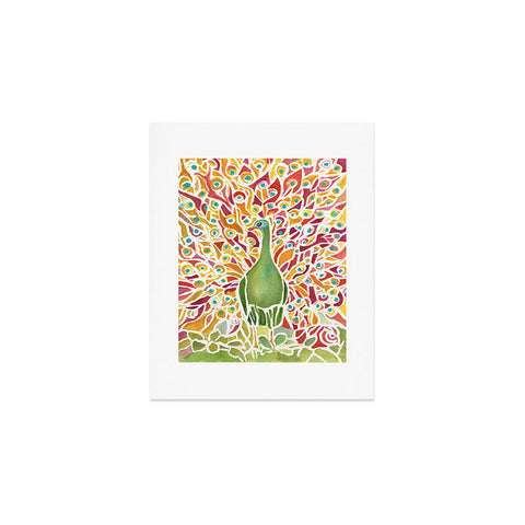 Rosie Brown Grove Peacock Art Print