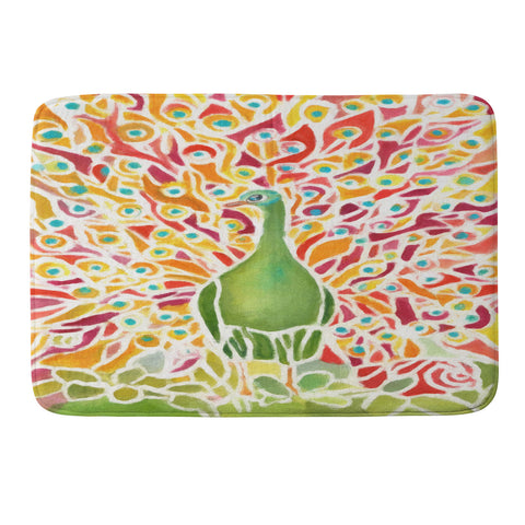 Rosie Brown Grove Peacock Memory Foam Bath Mat