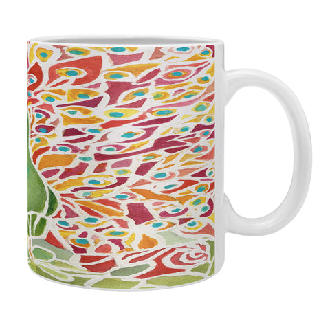 Rosie Brown Grove Peacock Coffee Mug