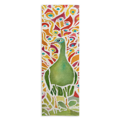 Rosie Brown Grove Peacock Yoga Towel