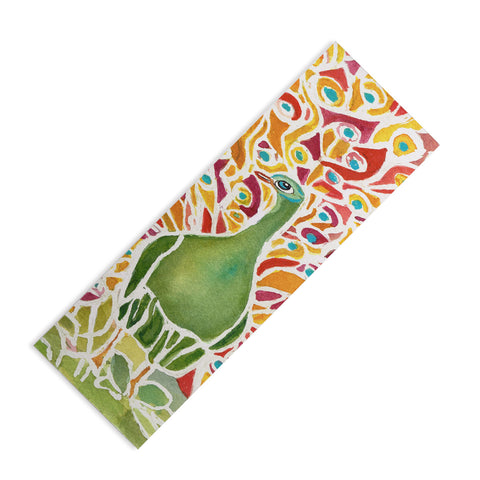 Rosie Brown Grove Peacock Yoga Mat