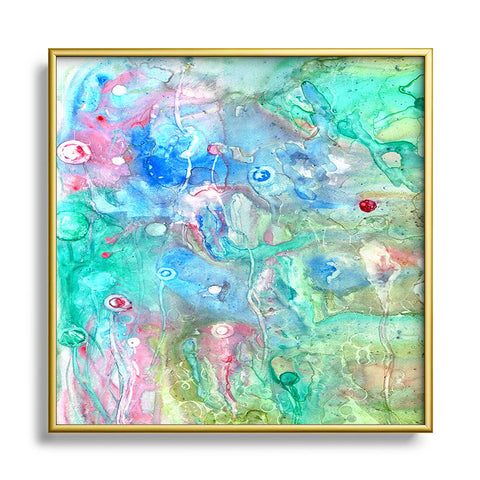 Rosie Brown Happiness 3 Metal Square Framed Art Print