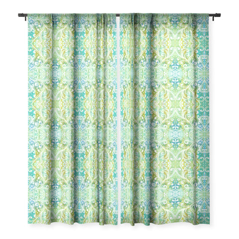 Rosie Brown Happy Dance Sheer Window Curtain