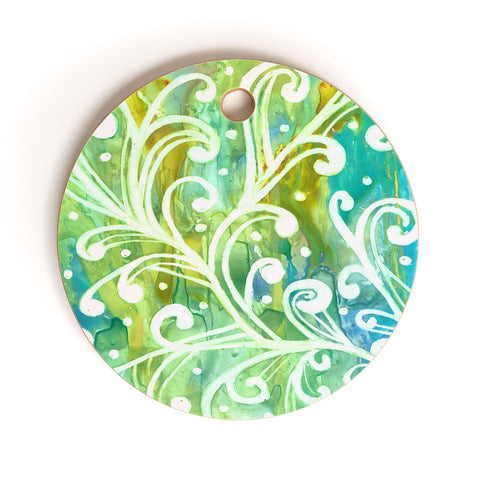 Rosie Brown Happy Dance Cutting Board Round