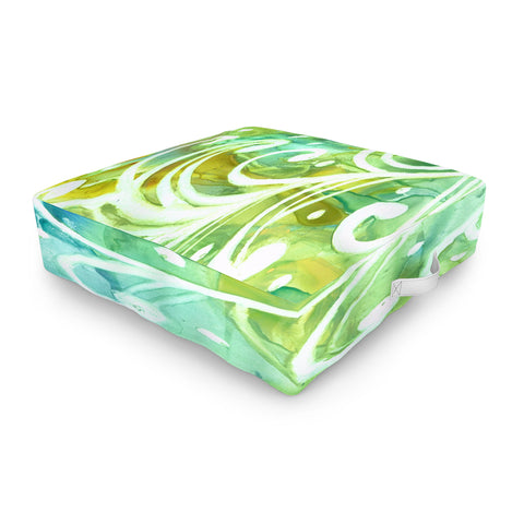 Rosie Brown Happy Dance Outdoor Floor Cushion