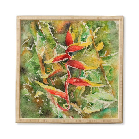 Rosie Brown Heliconia Framed Wall Art