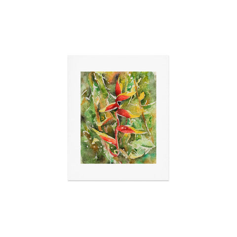 Rosie Brown Heliconia Art Print