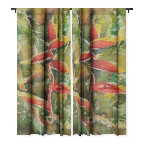 Rosie Brown Heliconia Blackout Non Repeat