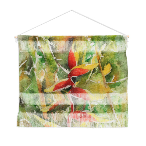 Rosie Brown Heliconia Wall Hanging Landscape