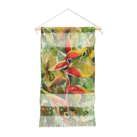Rosie Brown Heliconia Wall Hanging Portrait