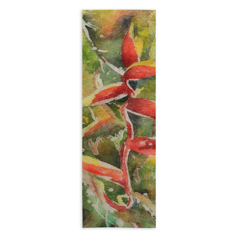 Rosie Brown Heliconia Yoga Towel