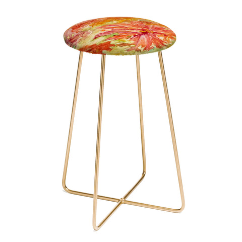 Rosie Brown Hello Hibiscus Counter Stool