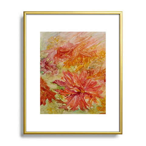 Rosie Brown Hello Hibiscus Metal Framed Art Print