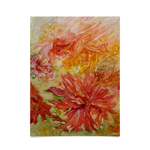 Rosie Brown Hello Hibiscus Poster