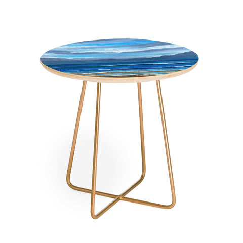 Rosie Brown Here Comes The Rain Round Side Table