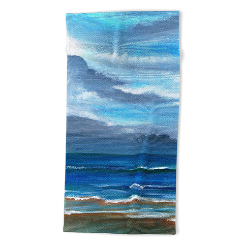 Rosie Brown Here Comes The Rain Beach Towel