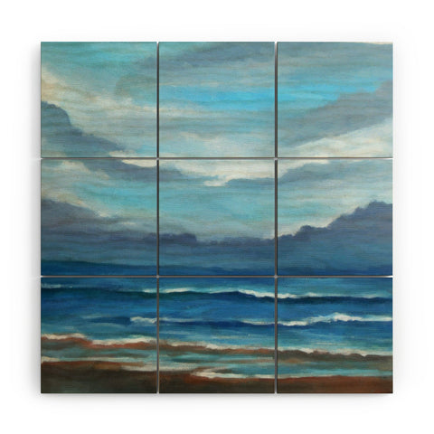 Rosie Brown Here Comes The Rain Wood Wall Mural