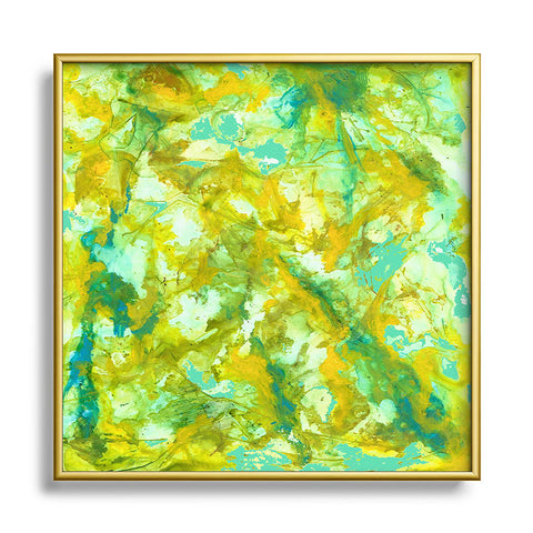 Rosie Brown In the Web Metal Square Framed Art Print