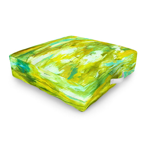 Rosie Brown In the Web Outdoor Floor Cushion