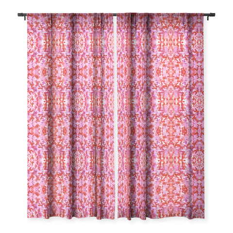 Rosie Brown Its Love Sheer Window Curtain