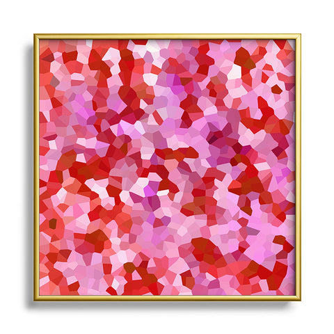 Rosie Brown Its Love Square Metal Framed Art Print