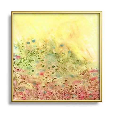 Rosie Brown Jeweled Pebbles Metal Square Framed Art Print