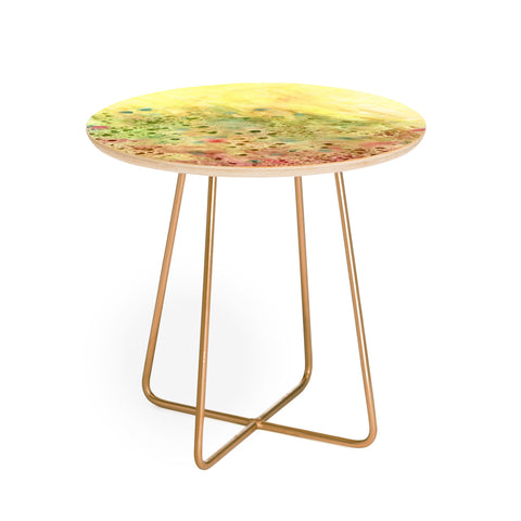 Rosie Brown Jeweled Pebbles Round Side Table