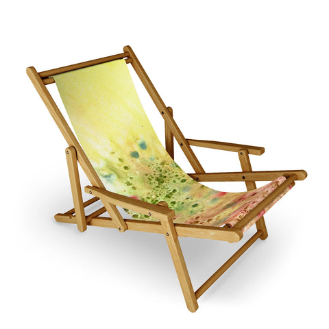 Rosie Brown Jeweled Pebbles Sling Chair