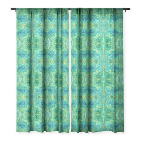 Rosie Brown Jungle Fever Sheer Window Curtain