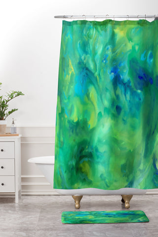 Rosie Brown Jungle Fever Shower Curtain And Mat