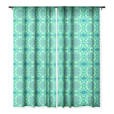 Rosie Brown Kaleidoscope 2 Sheer Window Curtain
