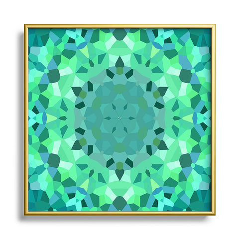 Rosie Brown Kaleidoscope 2 Square Metal Framed Art Print