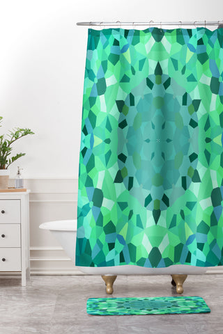 Rosie Brown Kaleidoscope 2 Shower Curtain And Mat