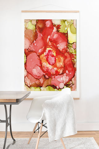 Rosie Brown Kiss From A Rose Art Print And Hanger