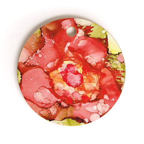 Rosie Brown Kiss From A Rose Cutting Board Round