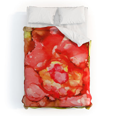 Rosie Brown Kiss From A Rose Duvet Cover