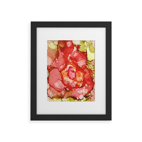 Rosie Brown Kiss From A Rose Framed Art Print